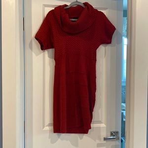 Red sweater dress - the limited